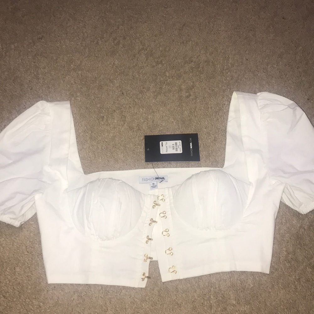 Fashion Nova Raquel Top White